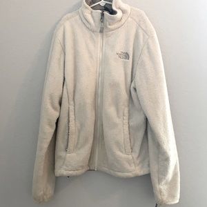 THE NORTH FACE women’s small white jacket fleece